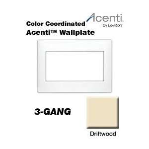  Leviton ACWP3 D 3 Gang Acenti Snap On Polymer Wallplate 