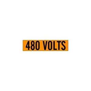 BRADY 44115 Voltage Card,1 Marker,480 Volts