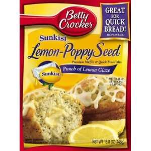  Betty Crocker Premium Muffin Mix, Lemon Poppyseed, 15.8 oz 