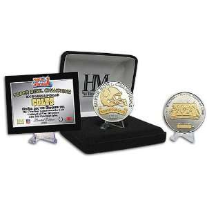  Colts Highland Mint SB XLI 2 Tone Coin