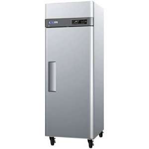 Reach In Freezer 1 Stainless Steel Door 28 3/4 Wide 24 Cubic Feet 