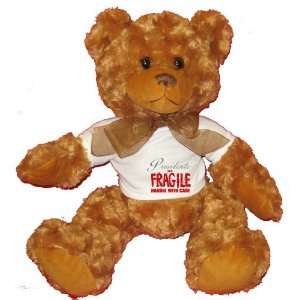  Presidents are FRAGILE handle with care Plush Teddy Bear 
