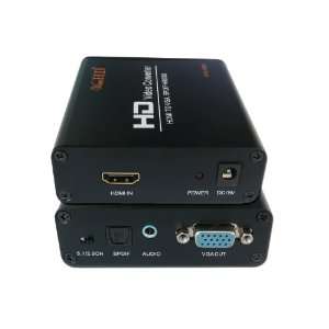   VGA Converter with 2CH 3.5mm / 5.1CH SPDIF Audio Outputs Electronics