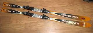 176cm ROSSIGNOL 98 67 86 DUALTEC CUT 9.9 SKIS w/Bndgs  