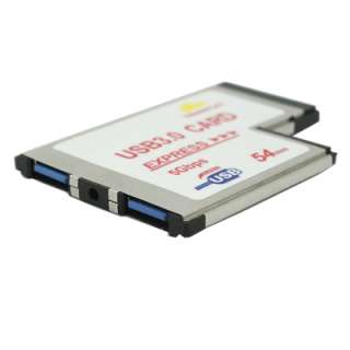 Expresscard 54 to USB 3.0 Adapter (Fully Inside Laptop)  