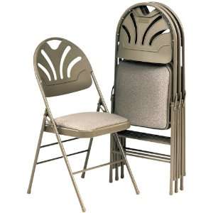 com Samsonite 36875KNT4 Fabric Padded Seat/Molded Back Folding Chair 
