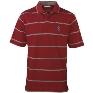 Cutter & Buck Boston Red Sox Red Striped Tailgate Polo  