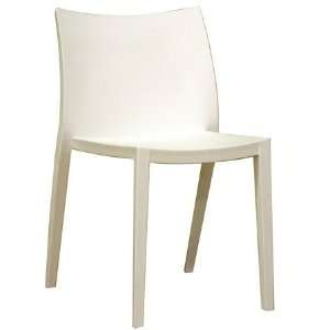  Wholesale Interiors Odele White Plastic Chair