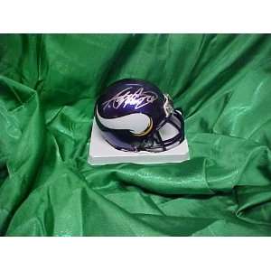 Adrian Peterson Hand Signed Autographed Minnesota Vikings Mini Helmet 