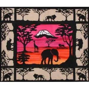   SERENGETI SILOUETTE LASER CUT FUSIBLE APPLIQUES Arts, Crafts & Sewing