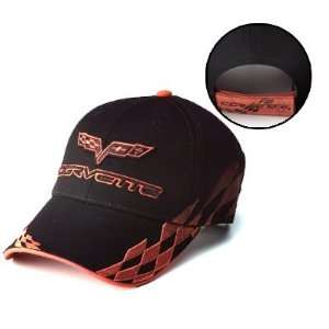 C6 Corvette Bad Vette Hat   Orange