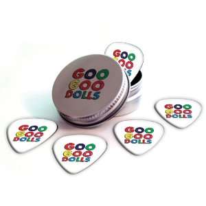  Goo Goo Dolls Logo Electric Guitar Picks X 5 (2 Sided 