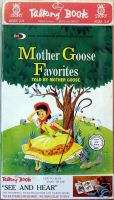 Vintage Childrens Talking Book Mother Goose Favorites  