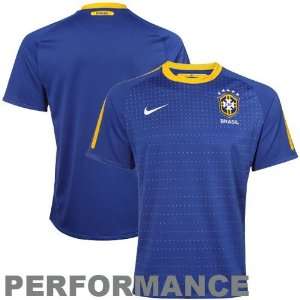  Nike Brazil Royal Blue World Cup Replica Away Performance 