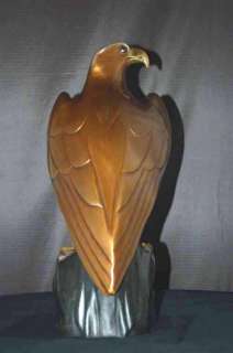 Bronze Eagle Sculpture Classic Design Fine Art  