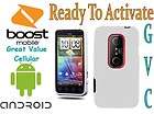 boost mobile htc evo 3d android white fully flashed ready