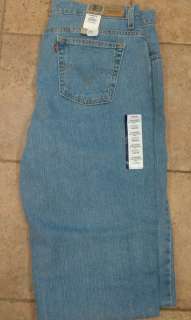 Levis Womens Relaxed Tapered 550 Jeans Light Stonewash NEW  