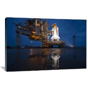  Space Shuttle Atlantis Set for Take Off   Gallery Wrapped 