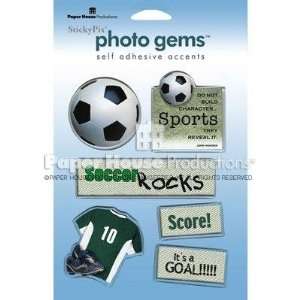  Soccer Photo Gem Stickers Arts, Crafts & Sewing
