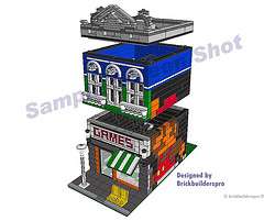 Video Game Shop Instructions CD Custom Lego ® 10218 10224 city 10182 
