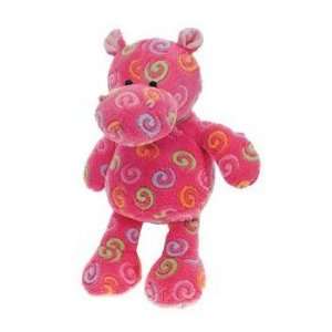   Plush   Color Swirls   HIPPO (Bubble Gum Pink   18 inch) Toys & Games