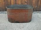 Antique Copper Boiler Laundry Tub, Unpolished, As Found, 