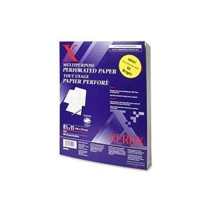    Xerox Horizontal Perforated White Specialty Paper