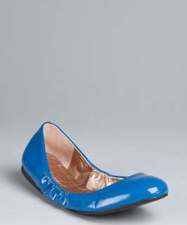 BCBGeneration sapphire faux patent leather Lainey ballet flats