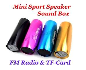 Portable Mini Sport Speaker Sound Box FM Radio TF Card  