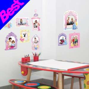 Princess Photo Kids Room Girls Wall Stickers Decals  