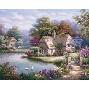  Swan Cottage I Poster Print