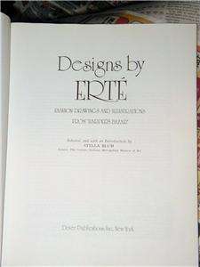 Designs by Erte Fashion Drawings & ILLUSTRATIONS NR  
