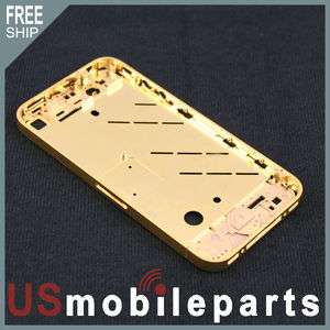 New Apple Iphone 4 metal gold mid frame chassis bezel  