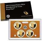   States Mint Presidential $1 Coin Proof Set   Four Beautiful Coins