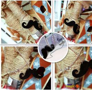 2012 Women Fashion Cute Mustache Design Necklace Sweater Chain New 