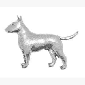  Pewter Pin Badge Dog English Bull Terrier