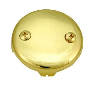  Two hole Face Plate for Waste & Overflow, Brass PVD Finish 