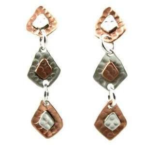 Handcrafted Far Fetched Silver and Copper Tone Kites Two Toned 925 