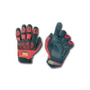   (CLC240RM) Race Crew Mechanic Glove, Red   Medium