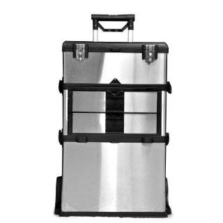 Three Chest Professional Grade Stainless Steel Portable Tool Storage 