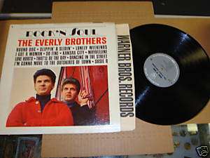 EVERLY BROTHERS ROCK N SOUL LP RARE 1964  