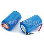 10 x NiCd 4/5 SubC Sub C 1.2V 1600mAh Rechargeable Battery with Tab 