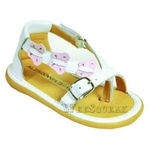  Wee Squeak AL2520WH 3 Butterfly Sandal Baby