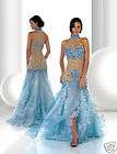 SHERRY COUTURE MS HAWAII PAGEANT GOWN BLUE STONES 4