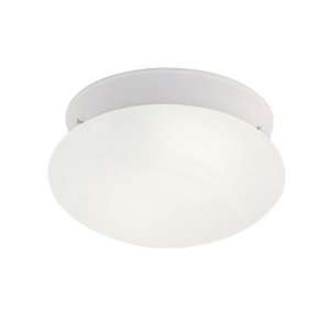 Livex 7007 03 Home Basics 1 Light Semi Flush Mount Lighting in White