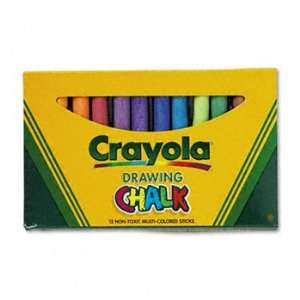  Colored Drawing Chalk, Assorted Colors 12 Sticks/Set 