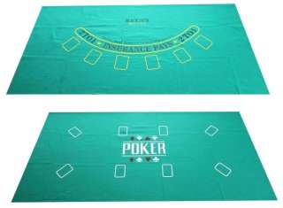 EXTRA BONUS  DOUBLE SIDED POKER COVER TO BE USED ON TOP OF THE POOL 
