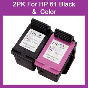 Combo Pk Ink Cartridge for HP 61 Deskjet 1050 2050 3050 3054 1000 