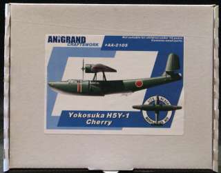 72 Anigrand YOKOSUKA H5Y 1 CHERRY Japanese WWII Flying Boat  