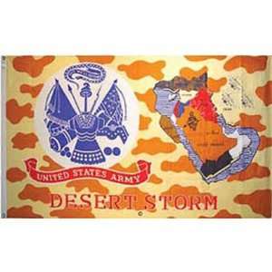   United States Army Desert Storm Flag 3ft x 5ft Patio, Lawn & Garden